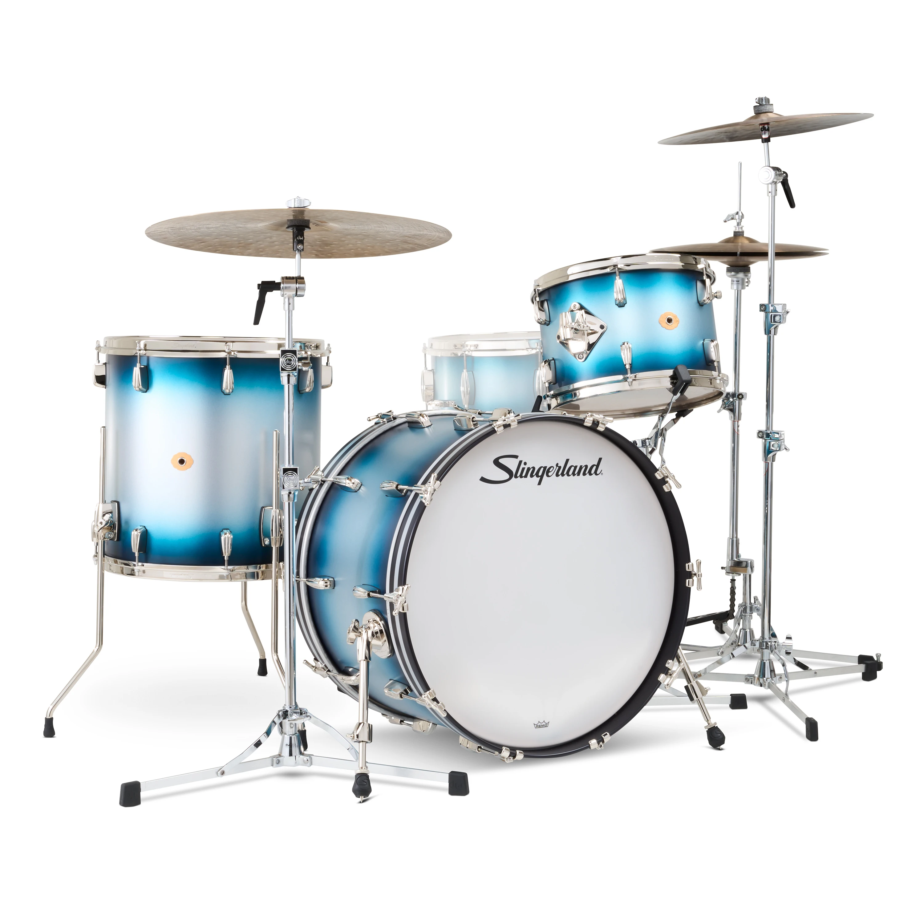 Slingerland Radio King 22/13/16 Blue&Silver